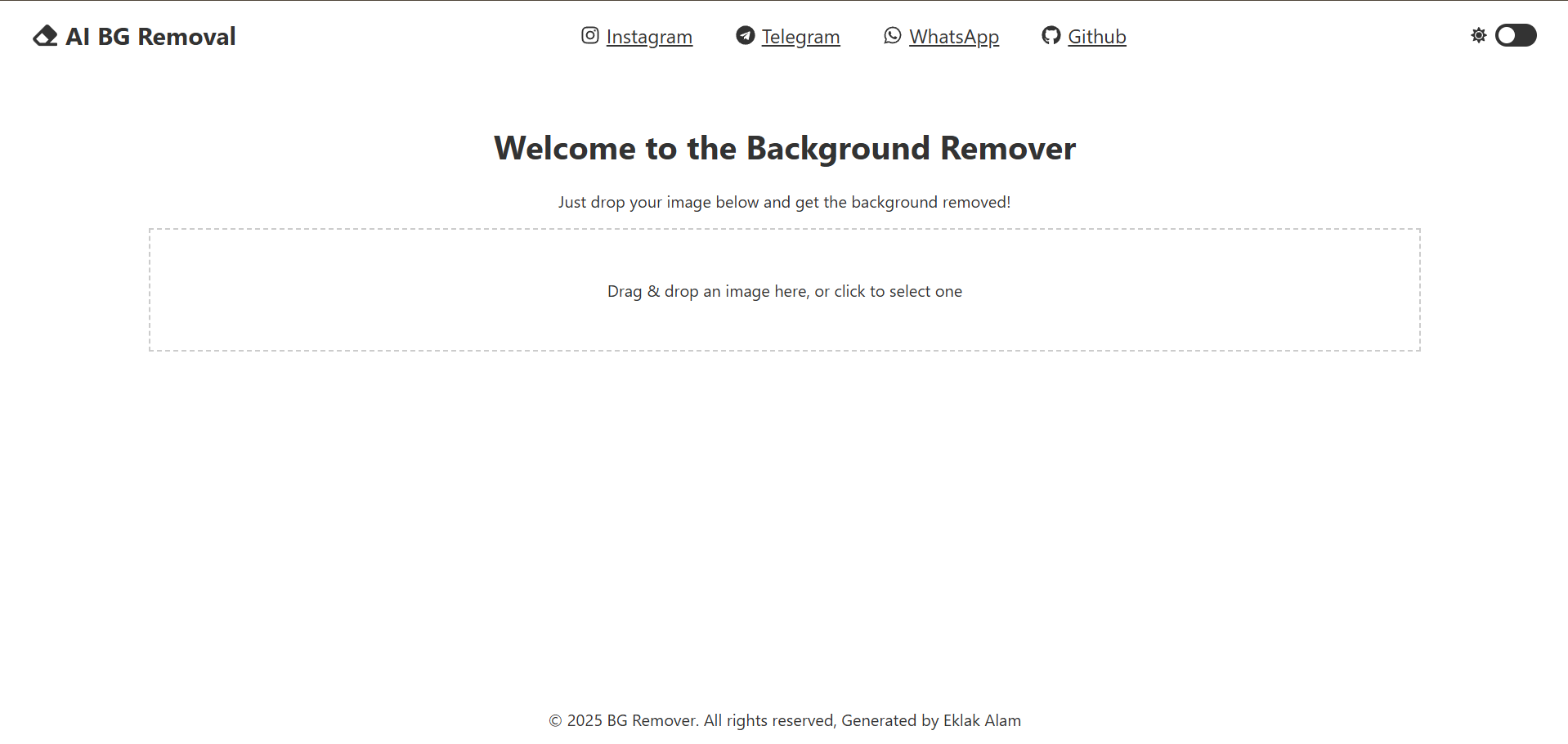 AI BG Removal